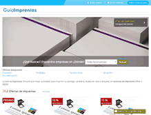 Tablet Screenshot of guiaimprentas.com